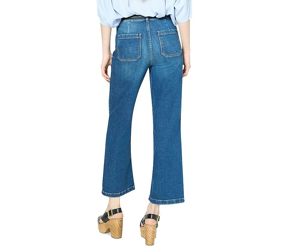 Gerard Darel Lenor Wide Leg Jeans in Blue 3