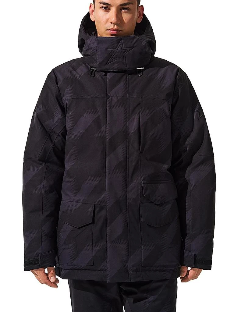 PERFECT MOMENT Max Houndstooth Down Hooded Ski Parka 4