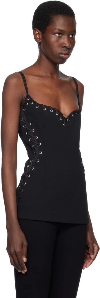 Paris Georgia Black Eyelet Heart Tank Top 2