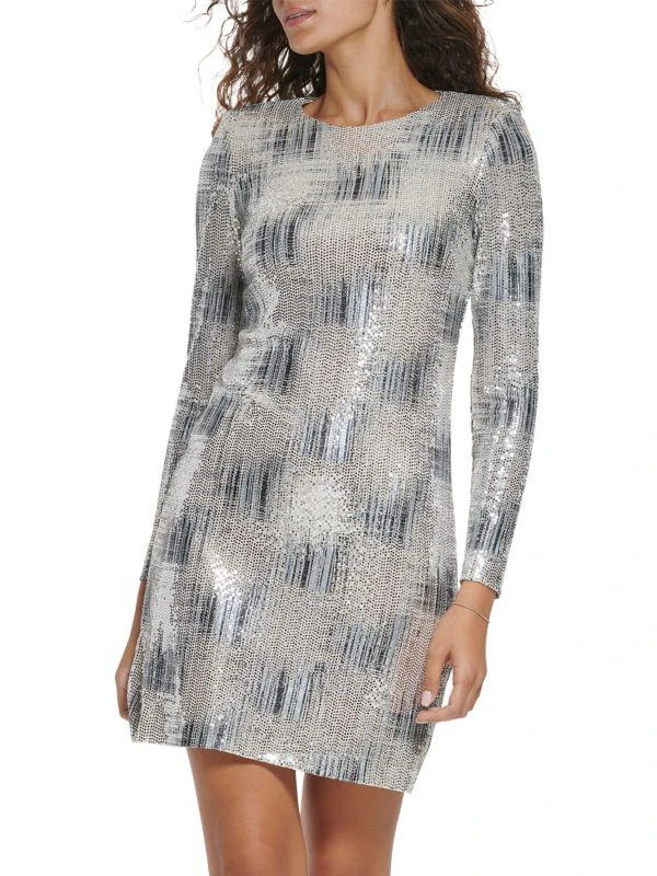 Vince Camuto Sequin Sheath Mini Dress 1