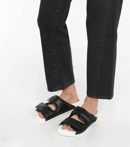 Birkenstock x CSM Cosy leather sandals 4