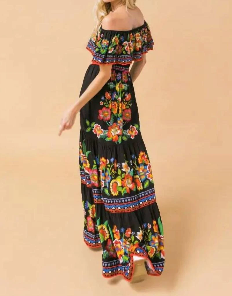 chinese dress ladies STEALING SUNSHINE FLORAL HI-LO DRESS l FLYING TOMATO main image 0