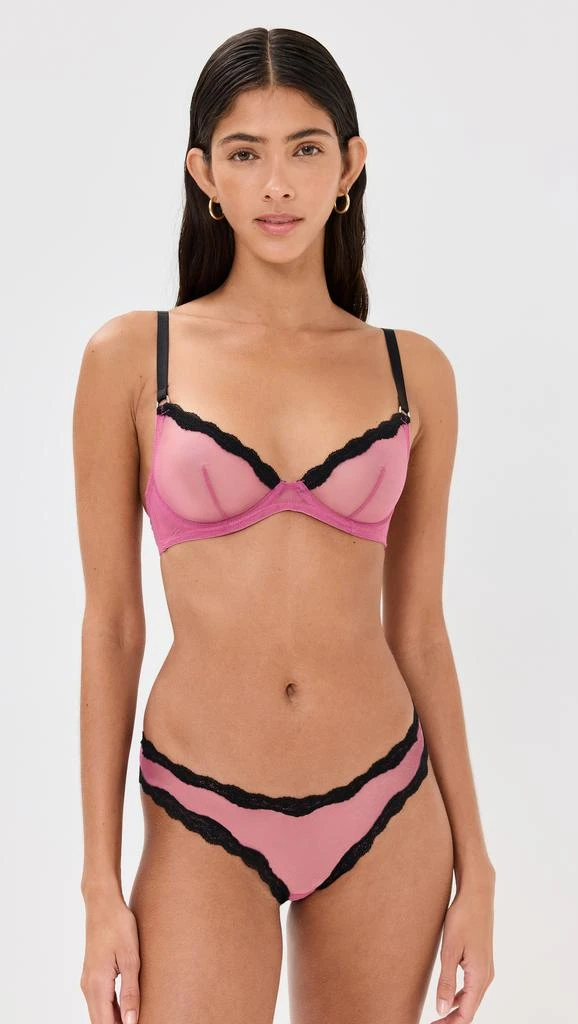 Fleur du Mal Sheer Tulle Thong 3