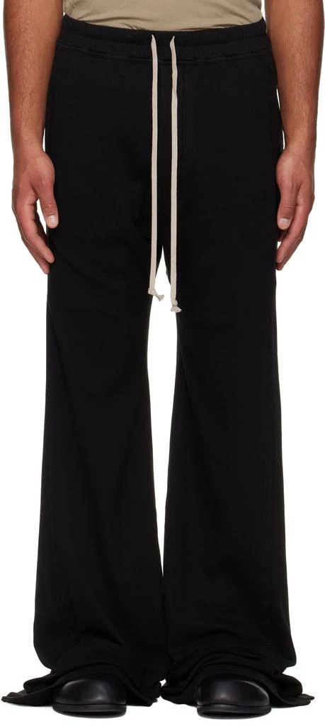 Rick Owens Black Concordians Pusher Sweatpants 1
