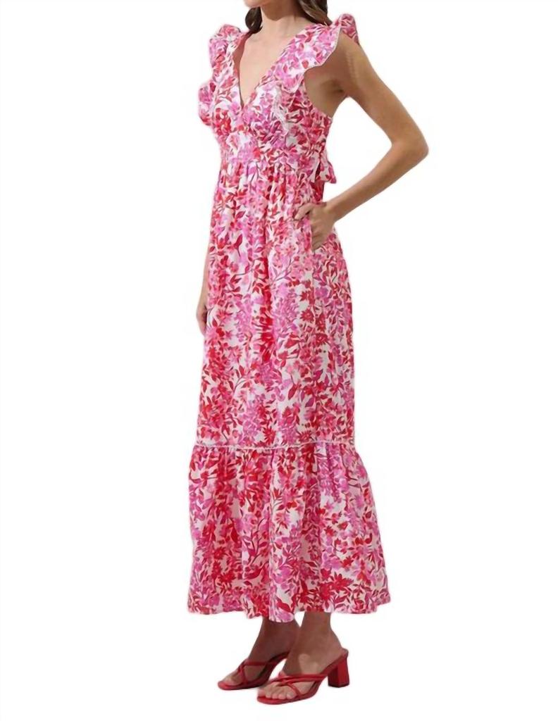 Sugarlips Sugarlips - Reidy Floral Mawar Midi Dress