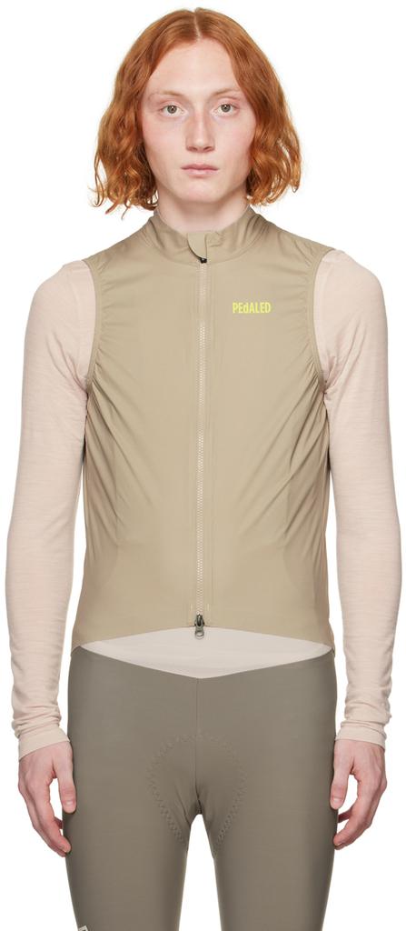 PEDALED Off-White Waterproof Vest