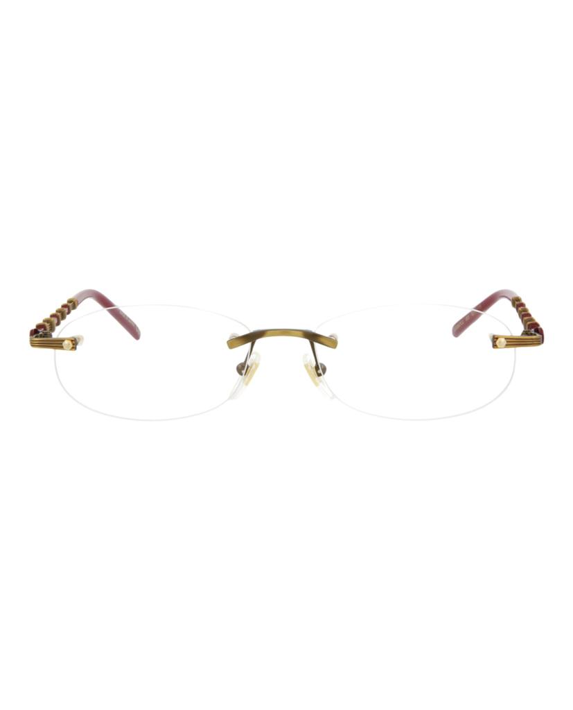 Gucci Round-Frame Metal Optical Frames