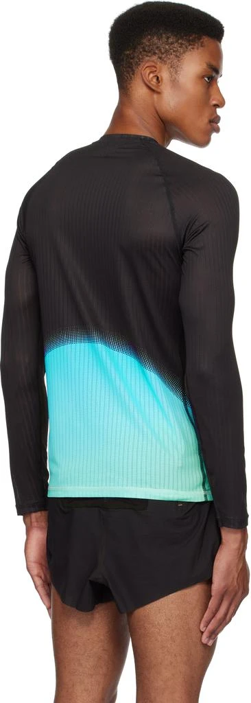 Soar Running Black & Blue Race Base Layer T-shirt 3