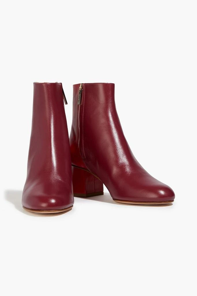 RED Valentino Two-tone leather ankle boots 2