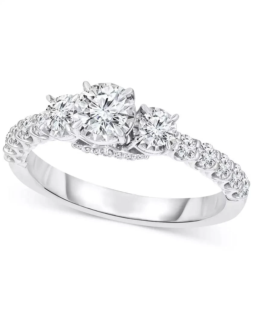 TruMiracle TruMiracle® Diamond Engagement Ring (1 ct. t.w.) in 14k White Gold 1