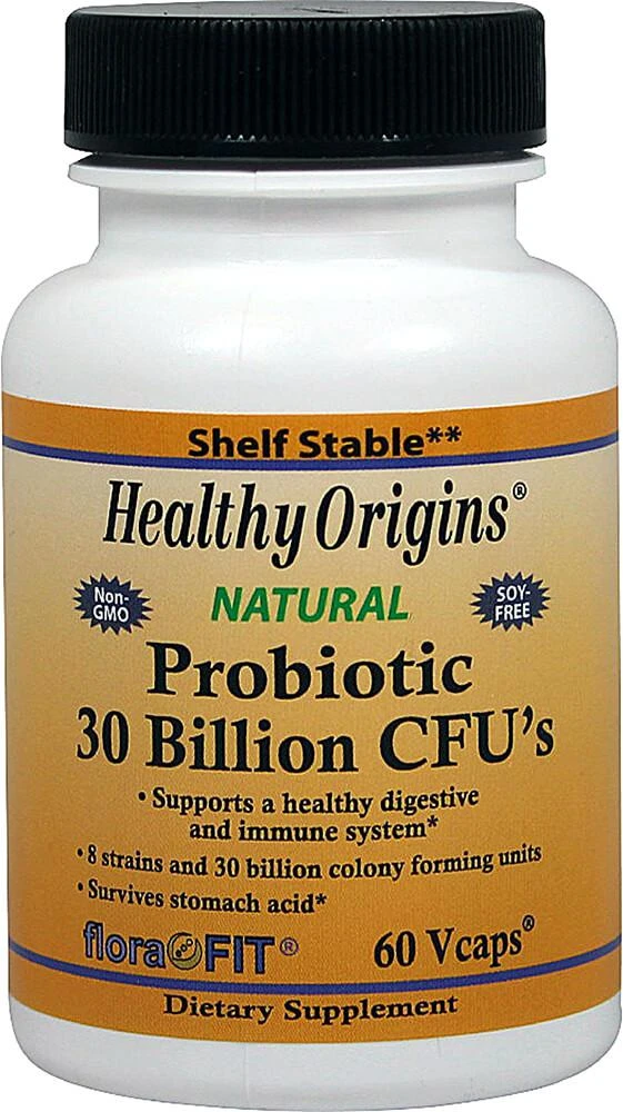 Healthy Origins Probiotic 30 Billion CFU's 60 Vegi Caps 1