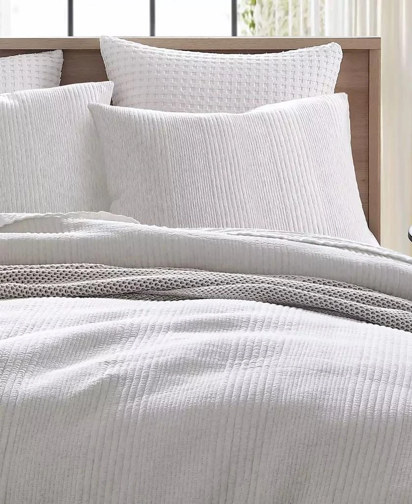 DKNY Pure Ribbed Jersey 3-Pc. Duvet Cover Set 4