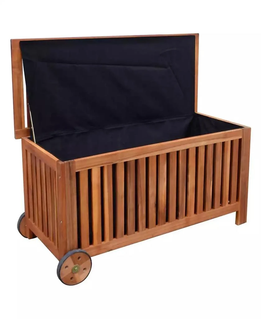 vidaXL Patio Storage Box 46"x20"x23" Wood 5