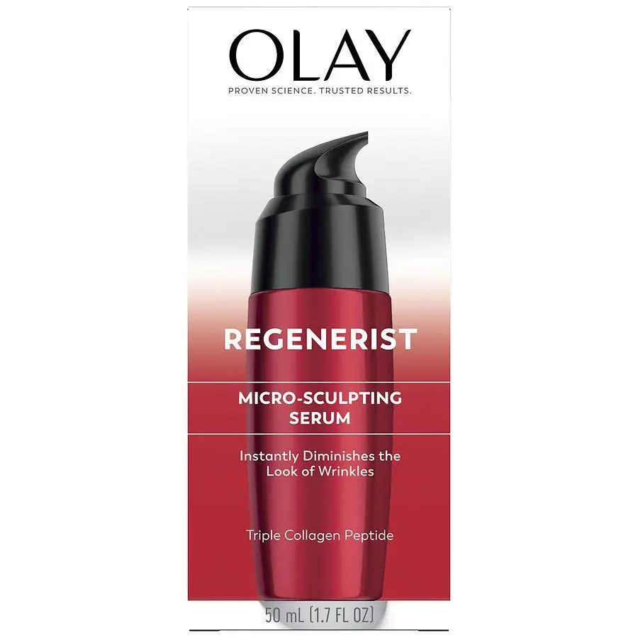 Olay Micro-Sculpting Serum, Face Moisturizer No Scent