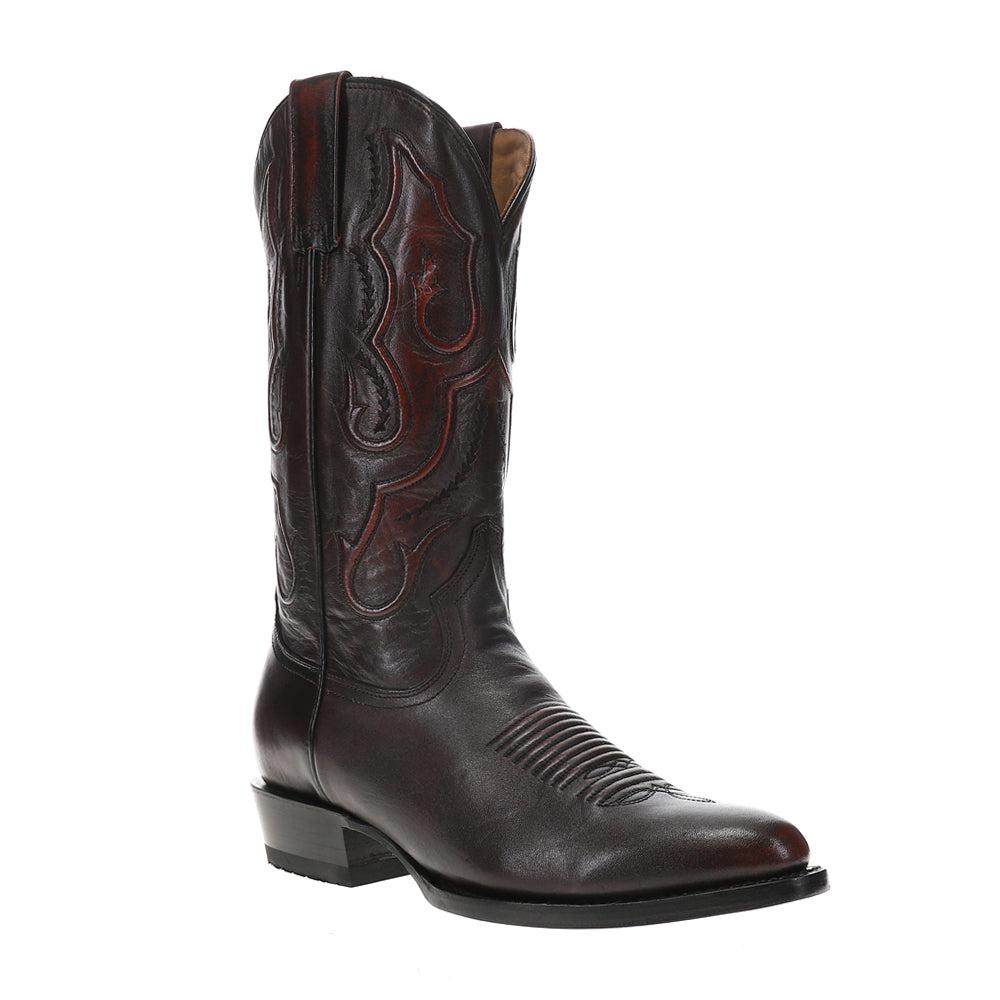 STETSON Carlisle Embroidered Round Toe Cowboy Boots