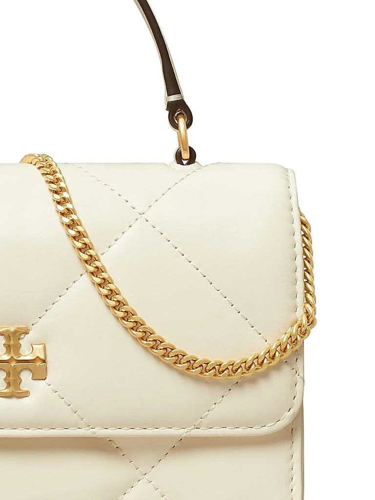 Tory Burch Kira Diamond Leather Top Handle Wallet 5