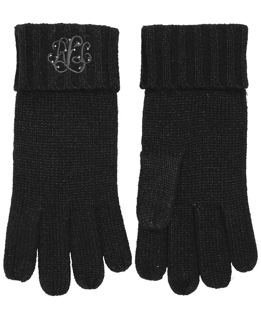 Ralph Lauren Metallic Embroidery Gloves 2