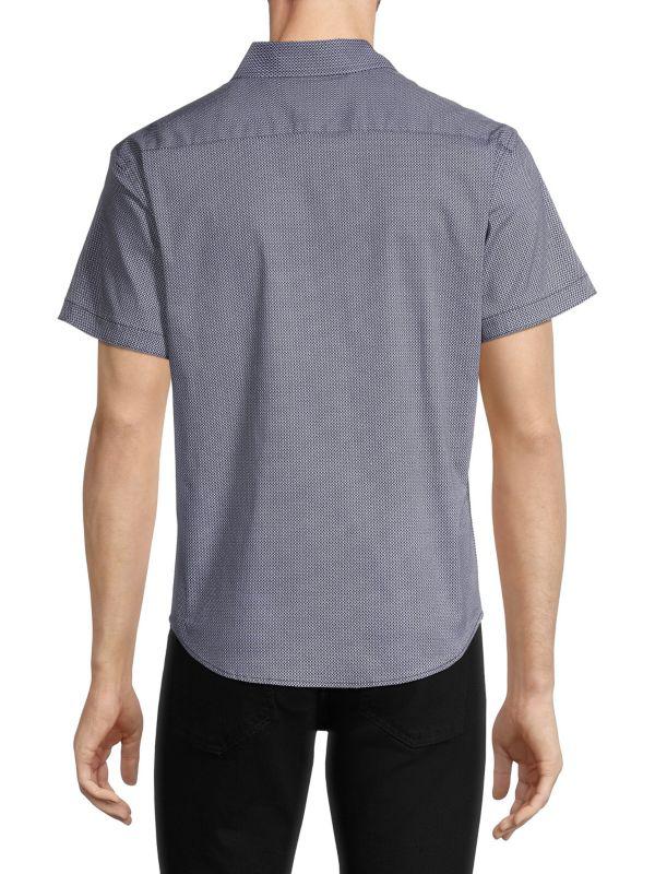 DUCHAMP LONDON Pattern Short-Sleeve Shirt