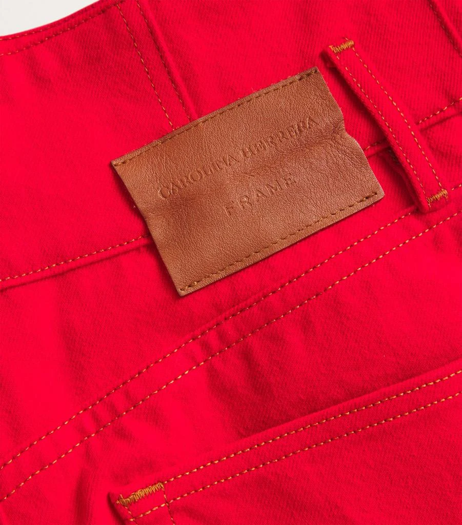 FRAME x Carolina Herrera Denim Mini Skirt 5