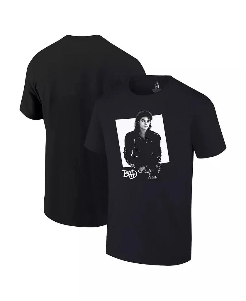Ripple Junction Men's Black Michael Jackson Bad Brick Wall T-Shirt 1
