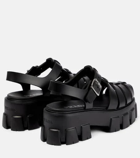 Prada Monolith platform sandals 3