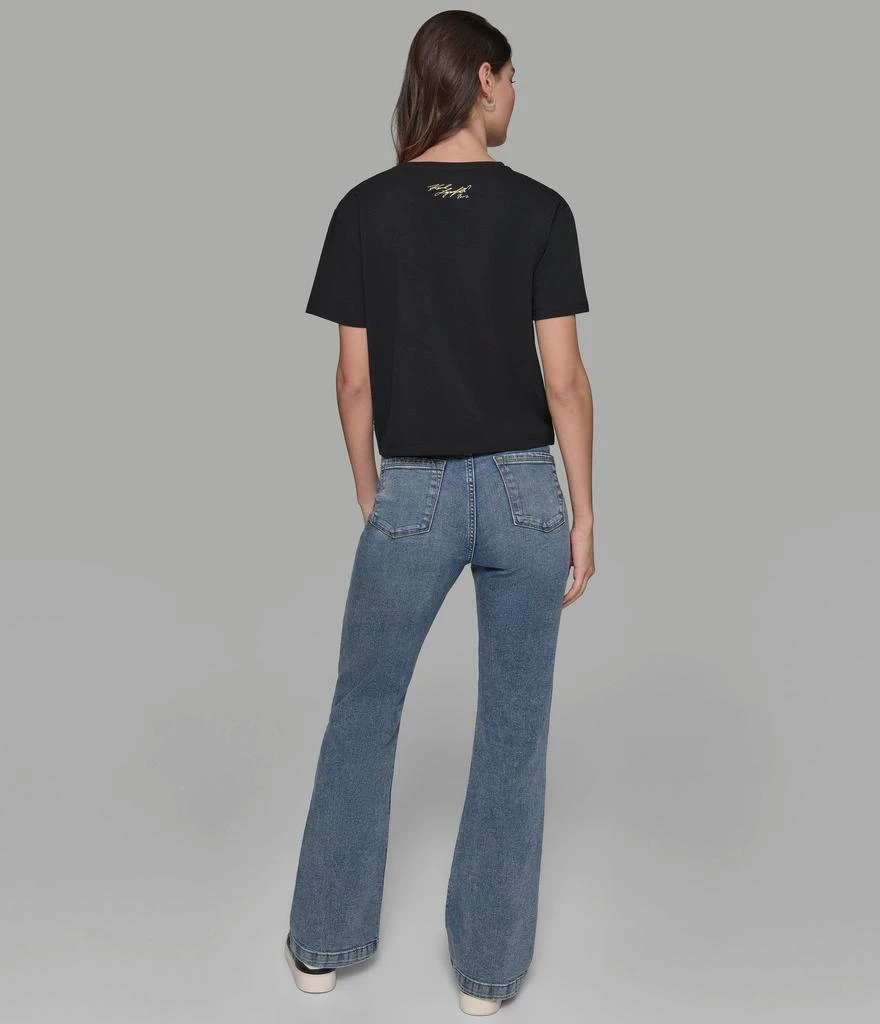 Karl Lagerfeld Paris CRYSTAL SCRIPT TEE 2