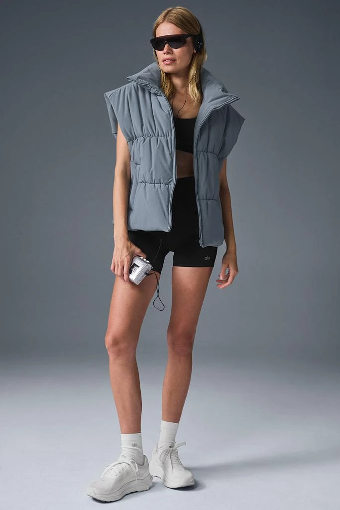 Alo Incline Puffer Vest - Steel Grey 5
