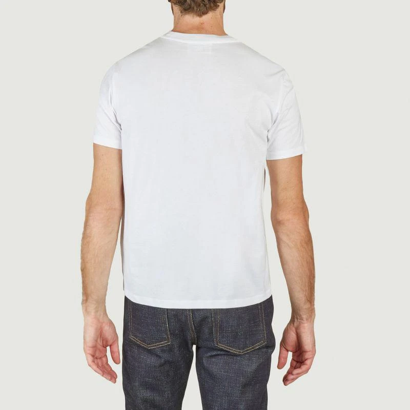 AMI Paris ADC T-shirt WOOL GABARDINE WHITE AMI PARIS 3