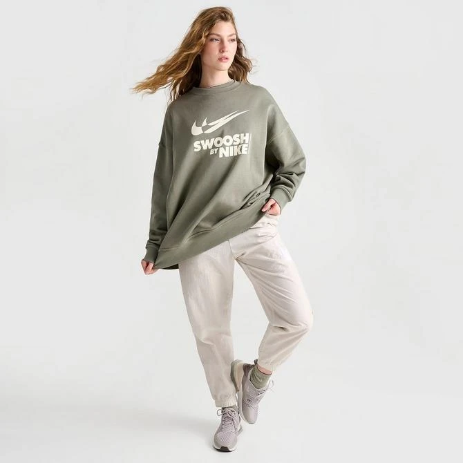 NIKE Women's Nike Sportswear Swoosh Oversized Crewneck Sweatshirt 2