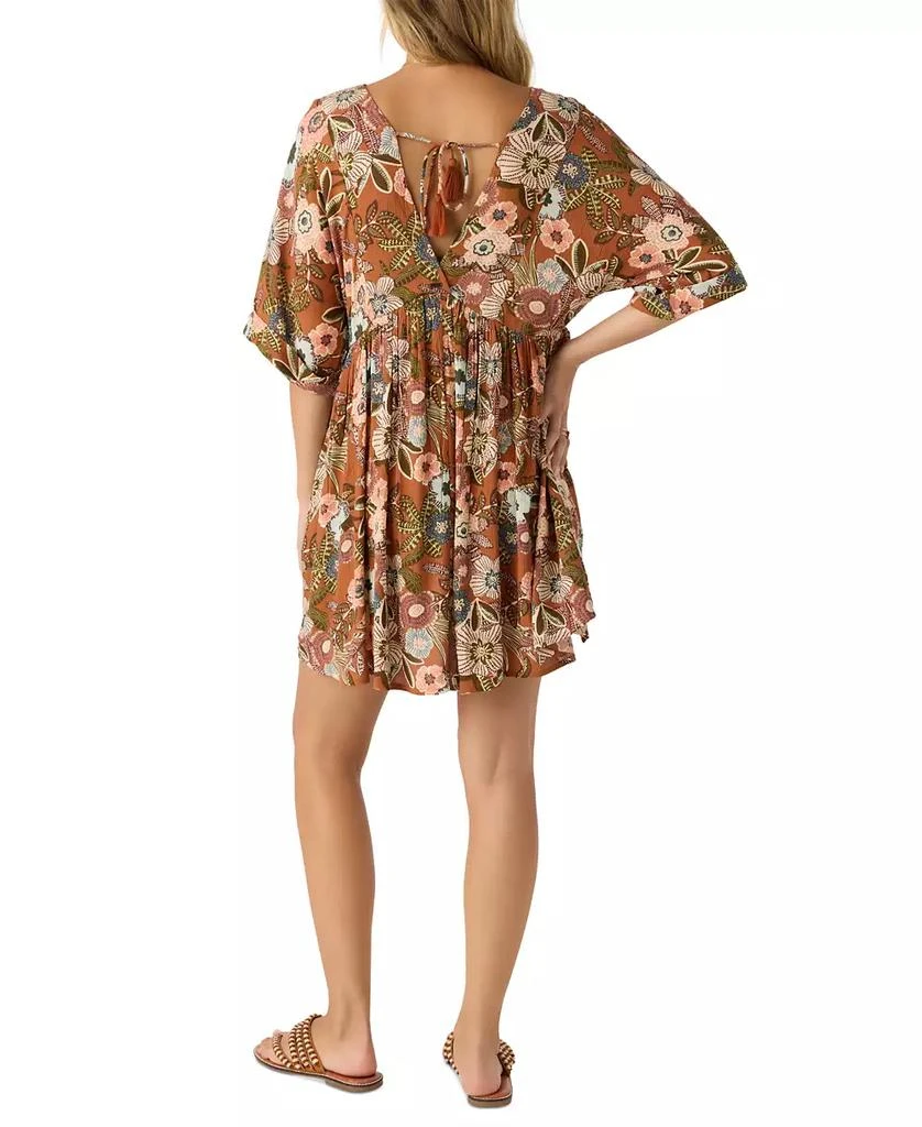 O'Neill Juniors' Rosemary V-Neck Woven Dolman-Sleeve Mini Dress 2