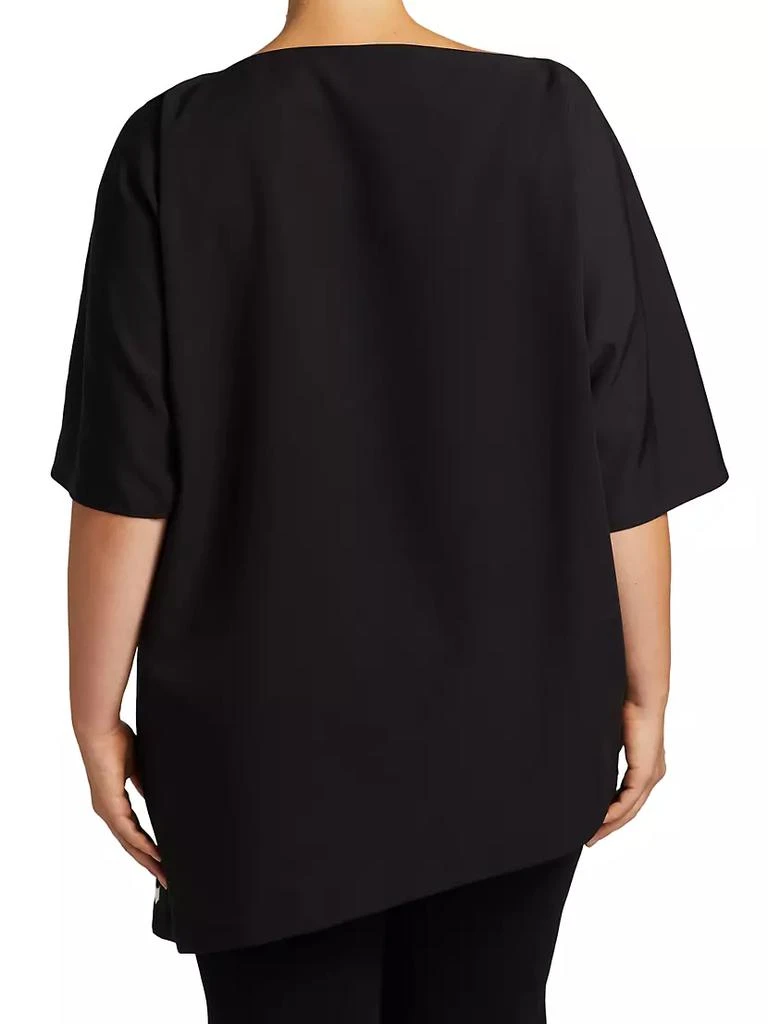 Marina Rinaldi Metallic Asymmetrical Top 5