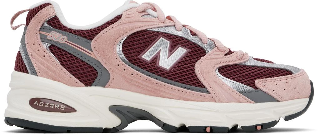 New Balance Burgundy & Pink 530 Sneakers 1
