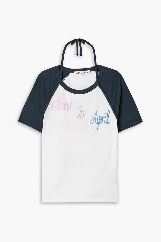 Our Legacy Printed cotton-jersey T-shirt 1