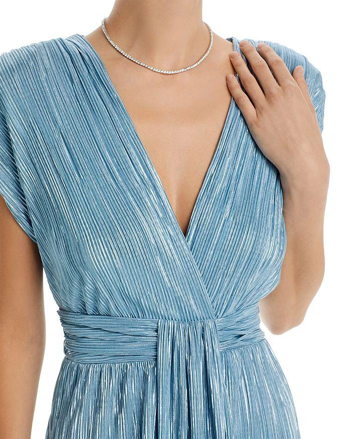 Sabina Musayev Harvey Plissé Midi Dress 2