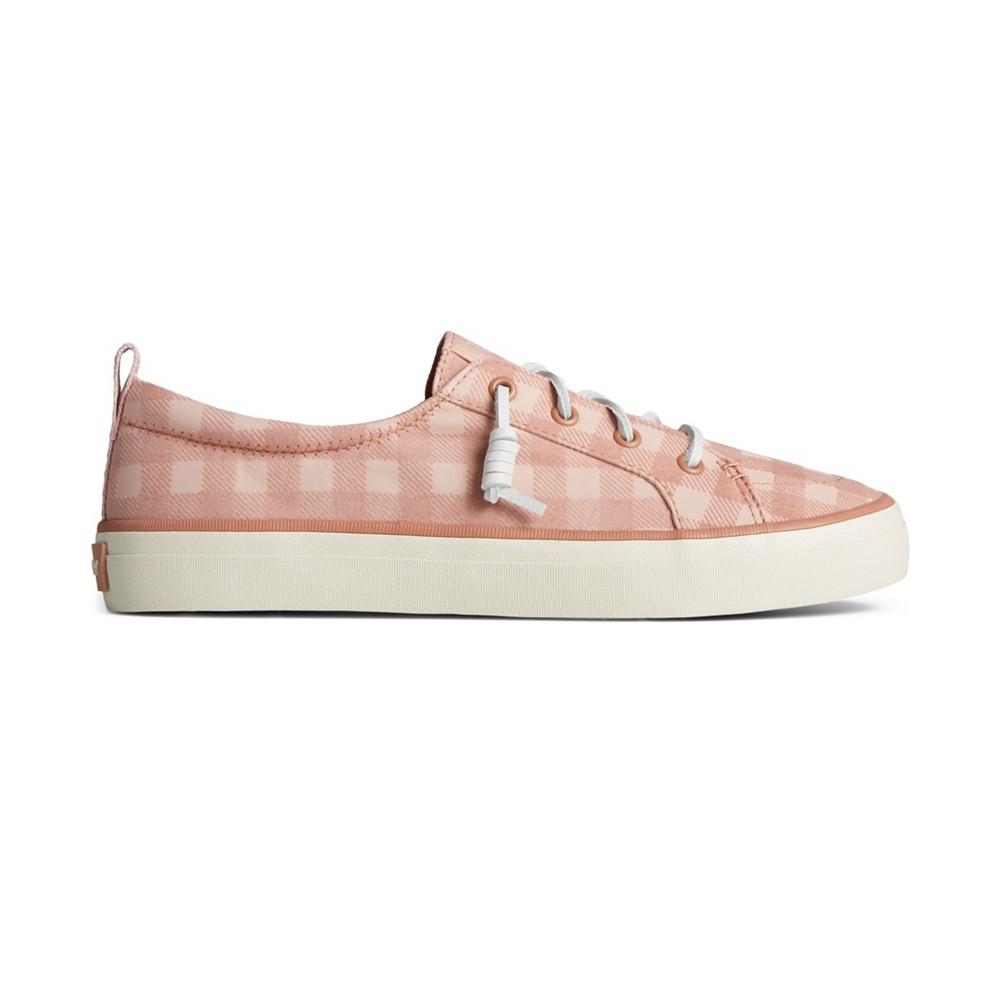 Sperry Women's Crest Vibe Gingham Canvas Sneakers, Created for Macy's