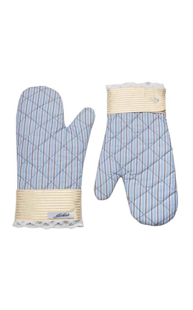 Gohar World Gohar World - Cotton Oven Gloves - Blue - Moda Operandi