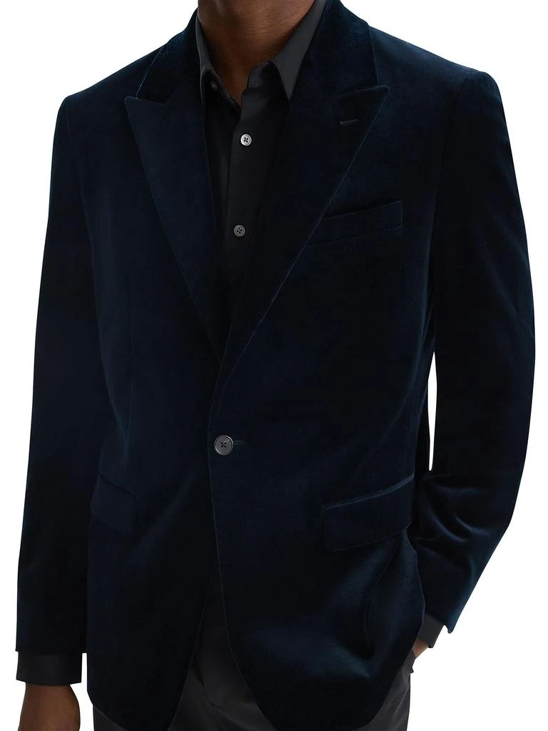 Theory Chambers Stretch Velvet Slim-Fit Blazer 3