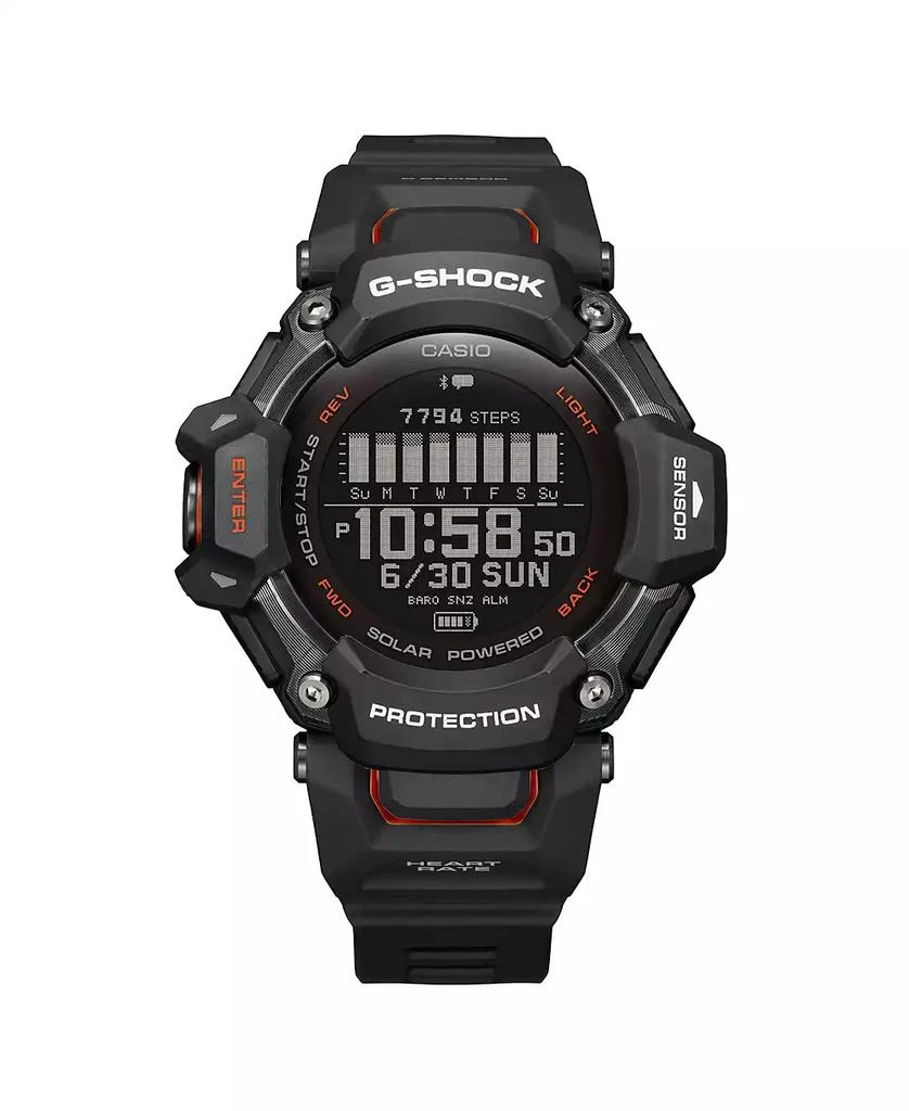 G-Shock Men's Digital Black Resin Plastic Watch, 52.6mm, GBDH2000-1A 1