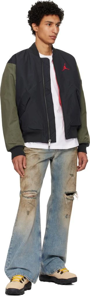 Jordan Black & Khaki Renegade Bomber 4