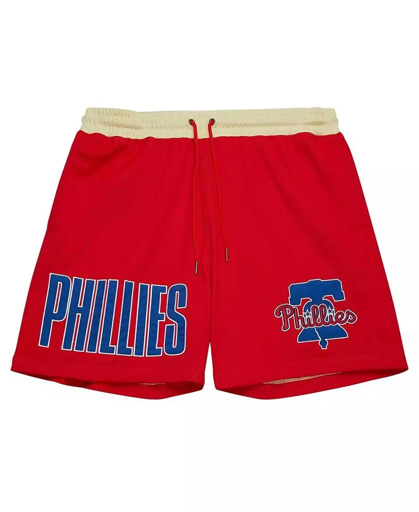 Mitchell & Ness Men's Red Philadelphia Phillies OG 2.0 Fashion Shorts 3