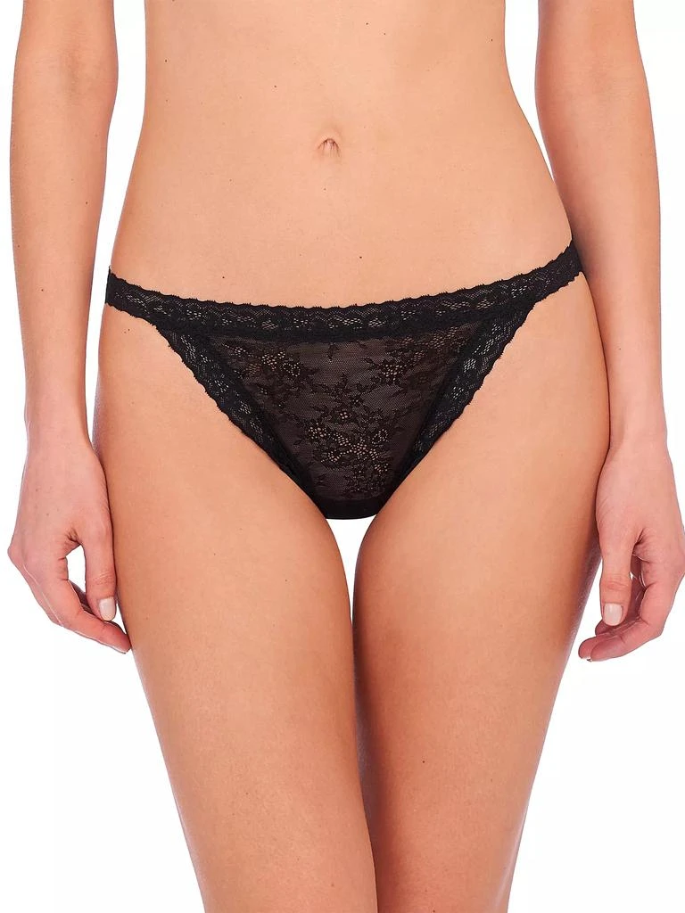 Natori Escape Front Lace String Bikini Panty 1