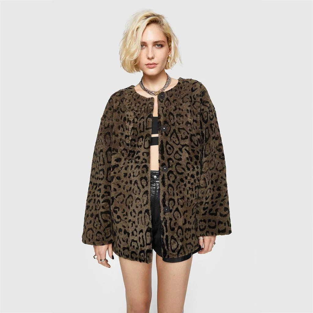 Rebecca Minkoff Dylan Leopard Shearling Jacket 4