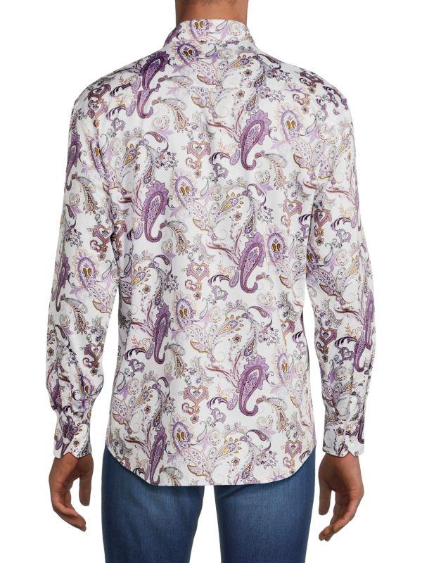 Bertigo Standard Fit Paisley Print Shirt