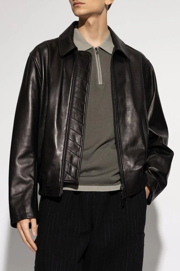 Emporio Armani Emporio Armani Leather Jacket 3