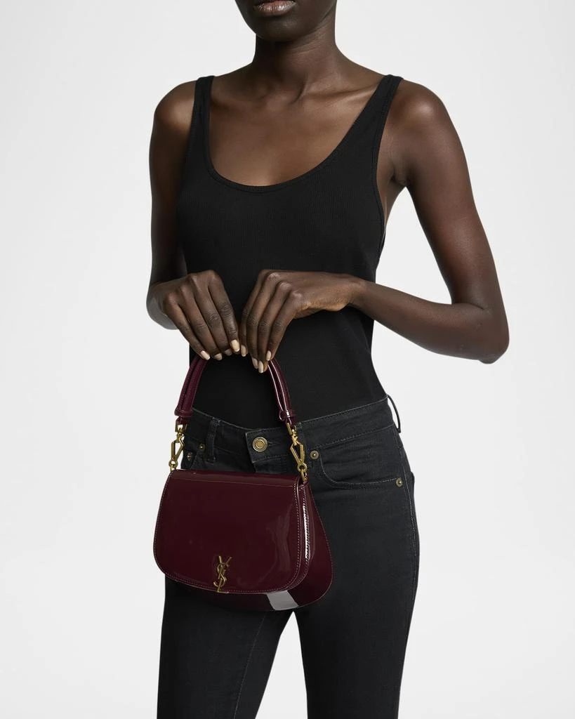 Yves Saint Laurent YSL Top-Handle Bag in Patent Leather 4