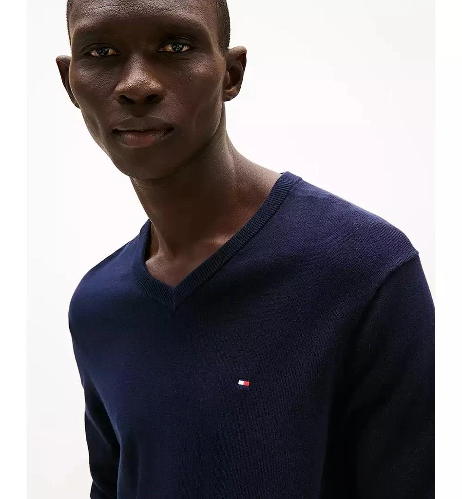 Tommy Hilfiger Men's Essential Solid V-Neck Sweater 3