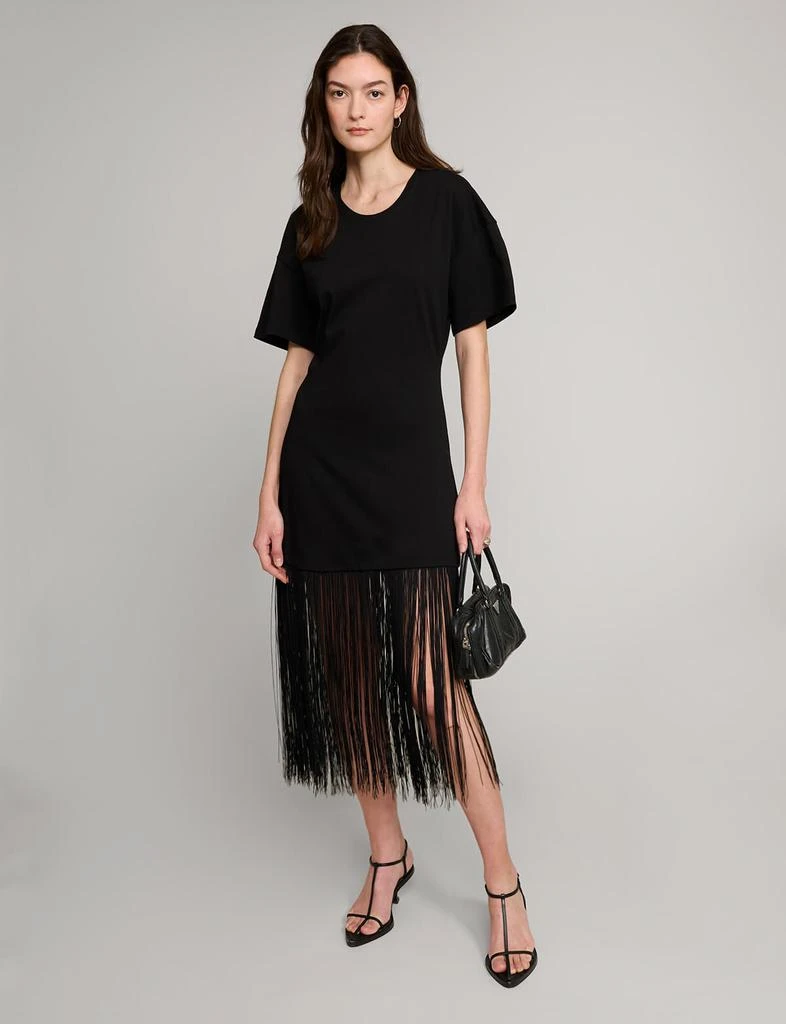 Pixie Market Fringe Cotton Tee Dress 2