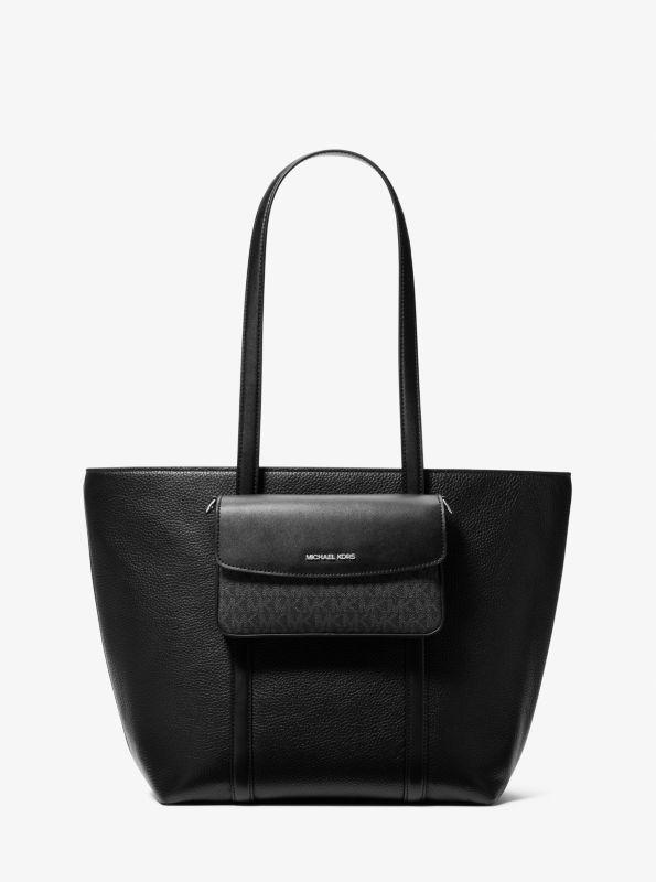 Michael Kors Jet Set Large 2-in-1 Pebbled Leather Tote Bag