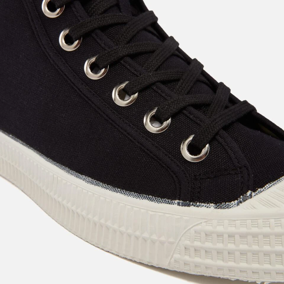 Novesta NOVESTA STAR DRIBBLE CANVAS HIGH-TOP TRAINERS 5