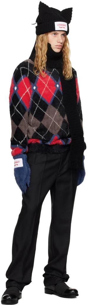 Charles Jeffrey Loverboy Multicolor Fluffy Gloves Sweater 5